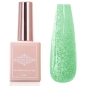 Preview: UV Gel - 5410 - Confetti Gel - Pastel Green Nägel Nagelgel Shellac Gellack Gel Lack Nails matte Pailetten snowflake